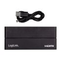 LogiLink Splitter 4xHDMI 4K 60Hz czarny rozdzielacz HDMI