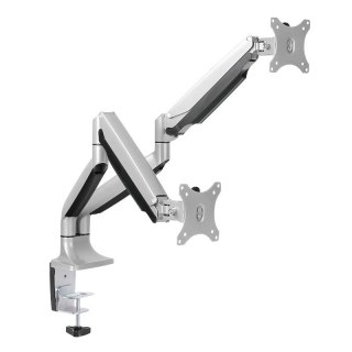 Uchwyt na 2 monitory LogiLink 13-27 cali biurkowy z aluminiową konstrukcją