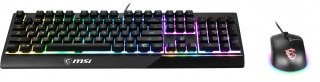 MSI Vigor GK30 Combo klawiatura gamingowa z myszką RGB optyczną
