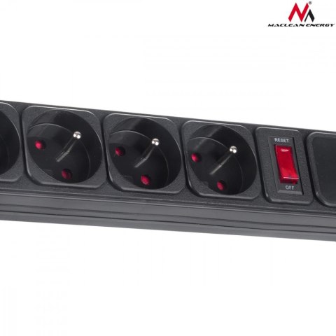 Listwa zasilająca Maclean MCE219 5 gniazd podświetlany włącznik