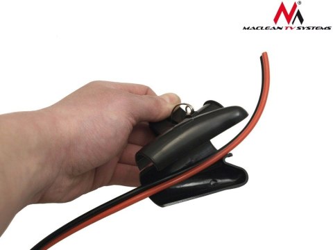 Organizator kabli Maclean MCTV-676 B czarny 25mm x 2m do biura