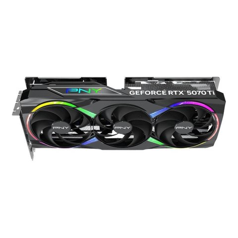 PNY Karta graficzna GeForce RTX5070Ti+ 16GB ARGB profesjonalna wydajność