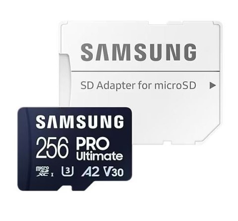 Samsung Karta pamięci microSD PRO Ultimate 256GB szybka z adapterem