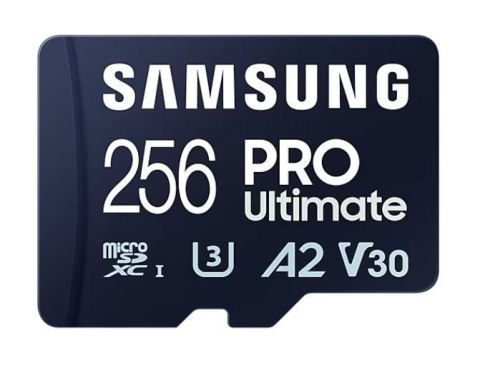 Samsung Karta pamięci microSD PRO Ultimate 256GB szybka z adapterem