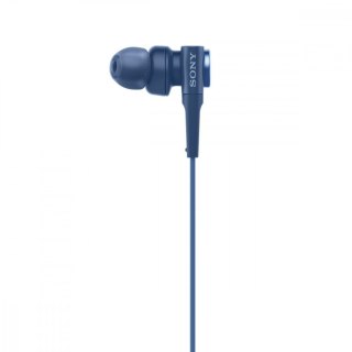 Słuchawki Sony MDR-XB55APL niebieskie douszne z mikrofonem