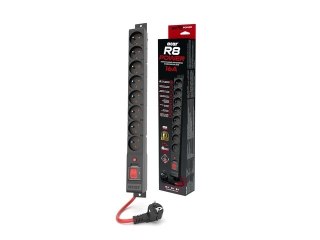 Listwa zasilająca Acar R8 POWER 10M 8x230V 16A z ochroną przeciwprzepięciową
