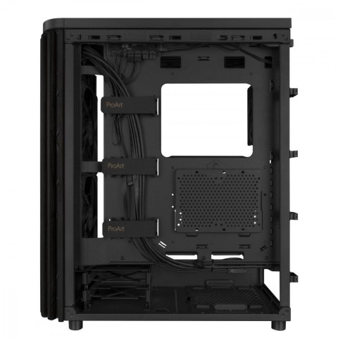 Obudowa Asus ProART PA401 Wood ATX czarna z wentylatorami