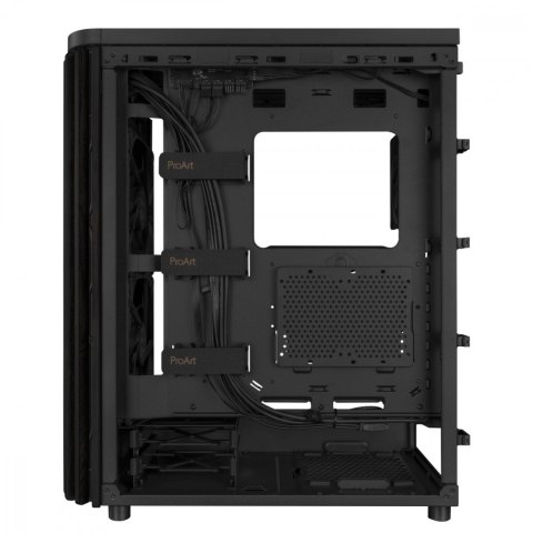 Obudowa Asus ProART PA401 Wood Metal ATX czarna elegancka