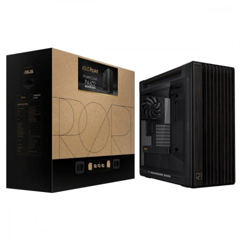 Obudowa Asus ProART PA602 Wood czarna compact ATX