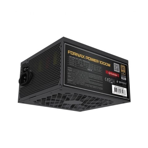 Zasilacz Gembird Fornax Power 1000W aktywny PFC Gold 12cm modularny