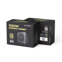 Zasilacz Gembird Fornax Power 1000W aktywny PFC Gold 12cm modularny