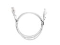 Patchcord Lanberg kat.5e 1.0M UTP szary do sieci LAN