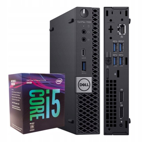 Dell Optiplex 7060 Tiny Intel Core i5 8GB DDR4 256GB SSD Windows 11 Pro