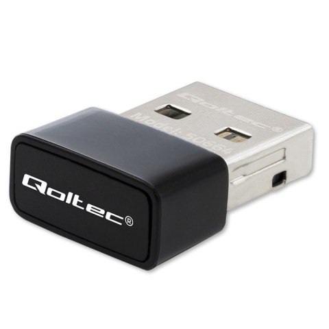 Adapter USB Wi-Fi Qoltec 650Mbps AC kompaktowy ultraszybki