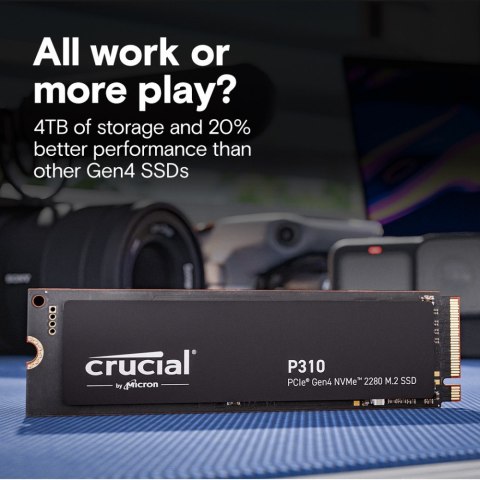 Dysk SSD Crucial P310 4TB M.2 NVMe PCIe 4.0 szybki wewnętrzny