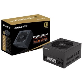 Zasilacz Gigabyte P850GM 850W Gold modularny z wentylatorem 120mm