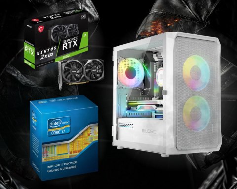 BSG Striker V10 Intel Core i7 NVIDIA GeForce RTX 3050 16GB DDR3 512GB SSD Windows 10 Pro