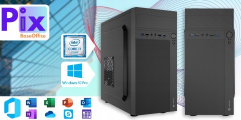 Pix Baseoffice V2 Intel Core i7 8GB DDR3 256GB SSD DVD Windows 10 Pro