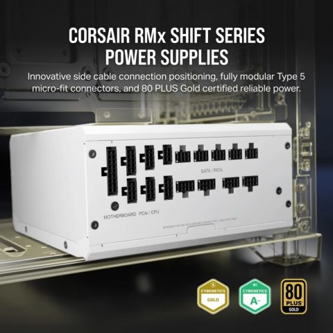 Zasilacz Corsair RM1200X SHIFT 1200W 80 PLUS GOLD ATX biały