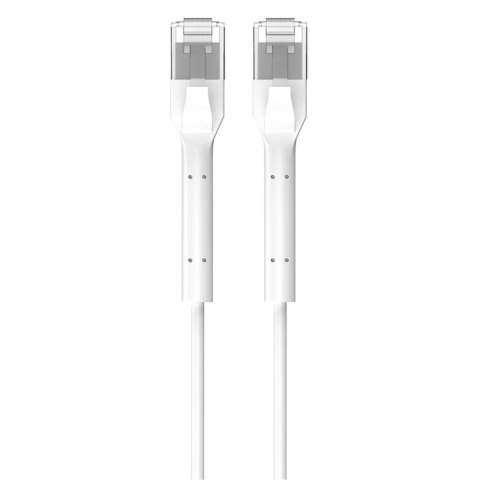 Kabel Extralink Patchcord kat.6 U/FTP 1Gbps miedź elastyczny 1m biały