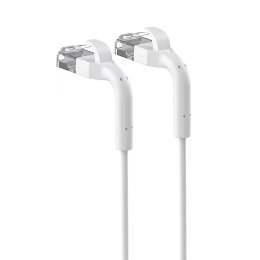 Kabel Extralink Patchcord kat.6 U/FTP 1Gbps miedź 2m biały elastyczny
