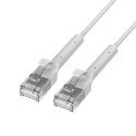 Kabel Extralink Patchcord kat.6a U/FTP 1Gbps miedź 3m biały elastyczny