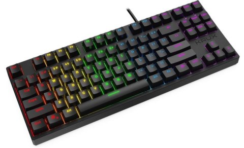 Klawiatura gamingowa Krux Atax PRO RGB Outemu Red kompaktowa mobilna TKL