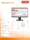 Monitor Lenovo ThinkVision T27-40 27 FHD matowy z regulacją wysokości