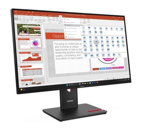 Monitor Lenovo ThinkVision T27-40 27 FHD lekki profesjonalny z IPS