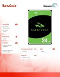 Dysk twardy Seagate BarraCuda 24TB 3.5'' HDD wewnętrzny SATA III 7200 obr/min