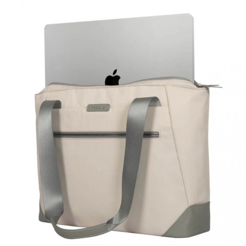 Torba na laptopa Targus Avila Tote 15-16 cali beżowa damska z rPET
