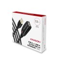 AXAGON ADR-207 aktywny kabel USB 2.0 A-M do A-F przedłużacz 7.5m