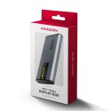 AXAGON EEM2-SD2 obudowa zewnętrzna USB-C 3.2 Gen2 aluminiowa z LCD