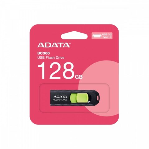 Adata Pendrive UC300 128GB USB 3.2-C czarny szybki i kompaktowy