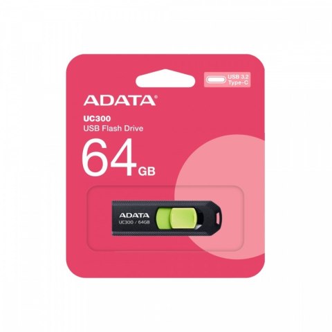 Pendrive Adata UC300 64GB USB3.2-C szybki czarny