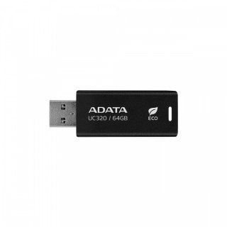 Pendrive Adata UC320 64GB USB3.2 czarny ekologiczny z szybkim transferem