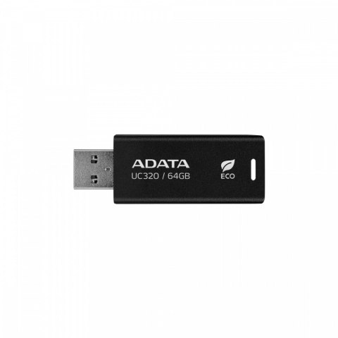 Pendrive Adata UC320 64GB USB3.2 czarny ekologiczny z szybkim transferem