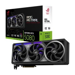 Asus Karta graficzna GeForce RTX 5080 ROG ASTRAL OC GDDR7 256bit wydajna