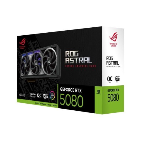Asus Karta graficzna GeForce RTX 5080 ROG ASTRAL OC GDDR7 256bit wydajna