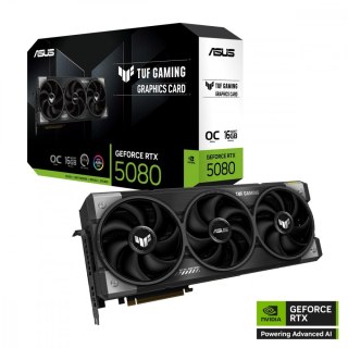 Karta graficzna Asus GeForce RTX 5080 TUF GAMING OC 16GB GDDR7 wydajna
