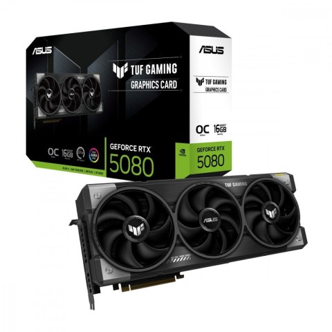 Karta graficzna Asus GeForce RTX 5080 TUF GAMING OC 16GB GDDR7 wydajna