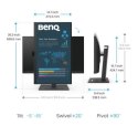 Monitor Benq BL2790QT 27 cali 2K ergonomiczny z USB-C i technologią ochrony wzroku