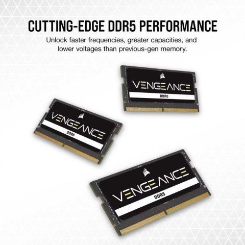 Pamięć DDR5 Corsair Vengeance 16GB 5600MHz CL48 kompatybilna do laptopów