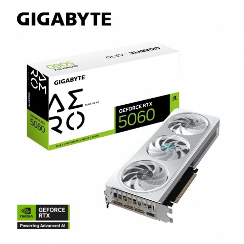 Gigabyte Karta graficzna GeForce RTX 5060 AERO OC 8G GDDR7 do gier