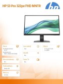 Monitor HP Pro S3 322pe FHD 21.45 IPS bezramkowy elegancki