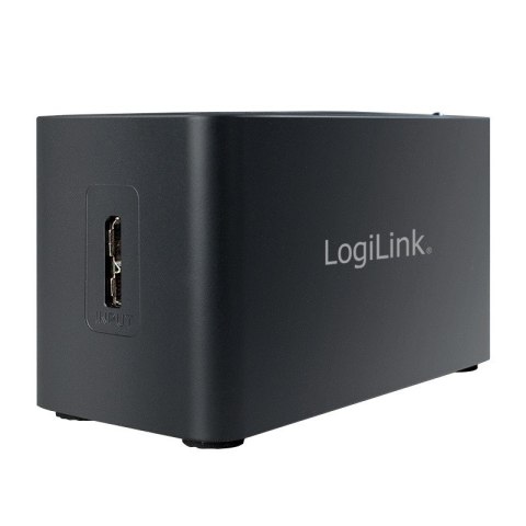LogiLink Hub USB 3.0 z czytnikiem kart 3 porty szybki czarny