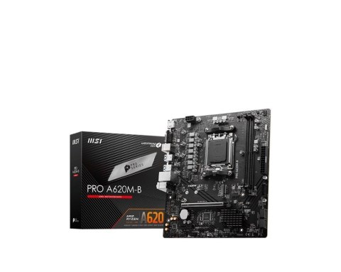 Płyta główna MSI PRO A620M-B AM5 DDR5 HDMI mATX wydajna