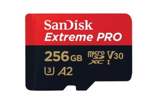 Karta SanDisk Extreme Pro microSDXC 256GB 200 MB/s A2 U3 do 4K