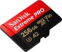 Karta SanDisk Extreme Pro microSDXC 256GB 200 MB/s A2 U3 do 4K