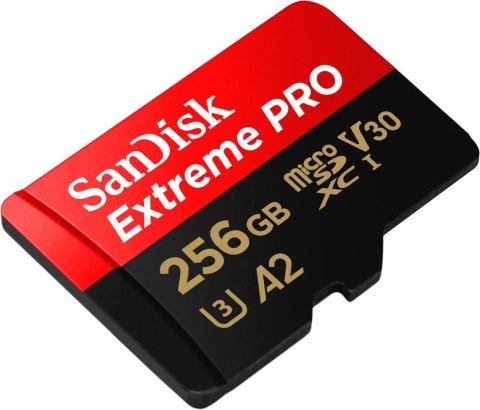 Karta SanDisk Extreme Pro microSDXC 256GB 200 MB/s A2 U3 do 4K
